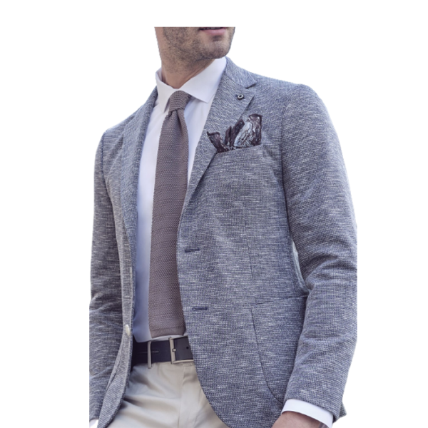 Veste Indigo Enrico Knitted Slim