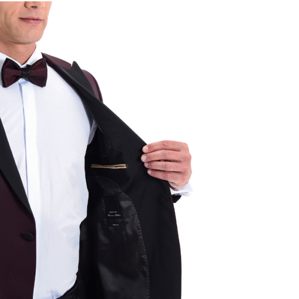 Costume rouge bordeaux – Image 2