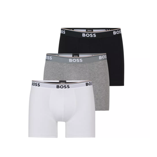 Lot de 3 Boxers longs en coton